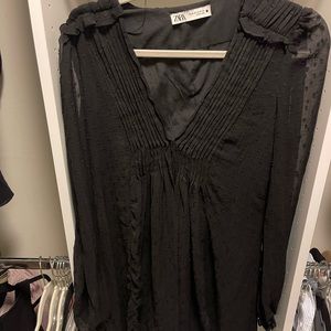 Zara long sleeve dress- lightweight, flowy